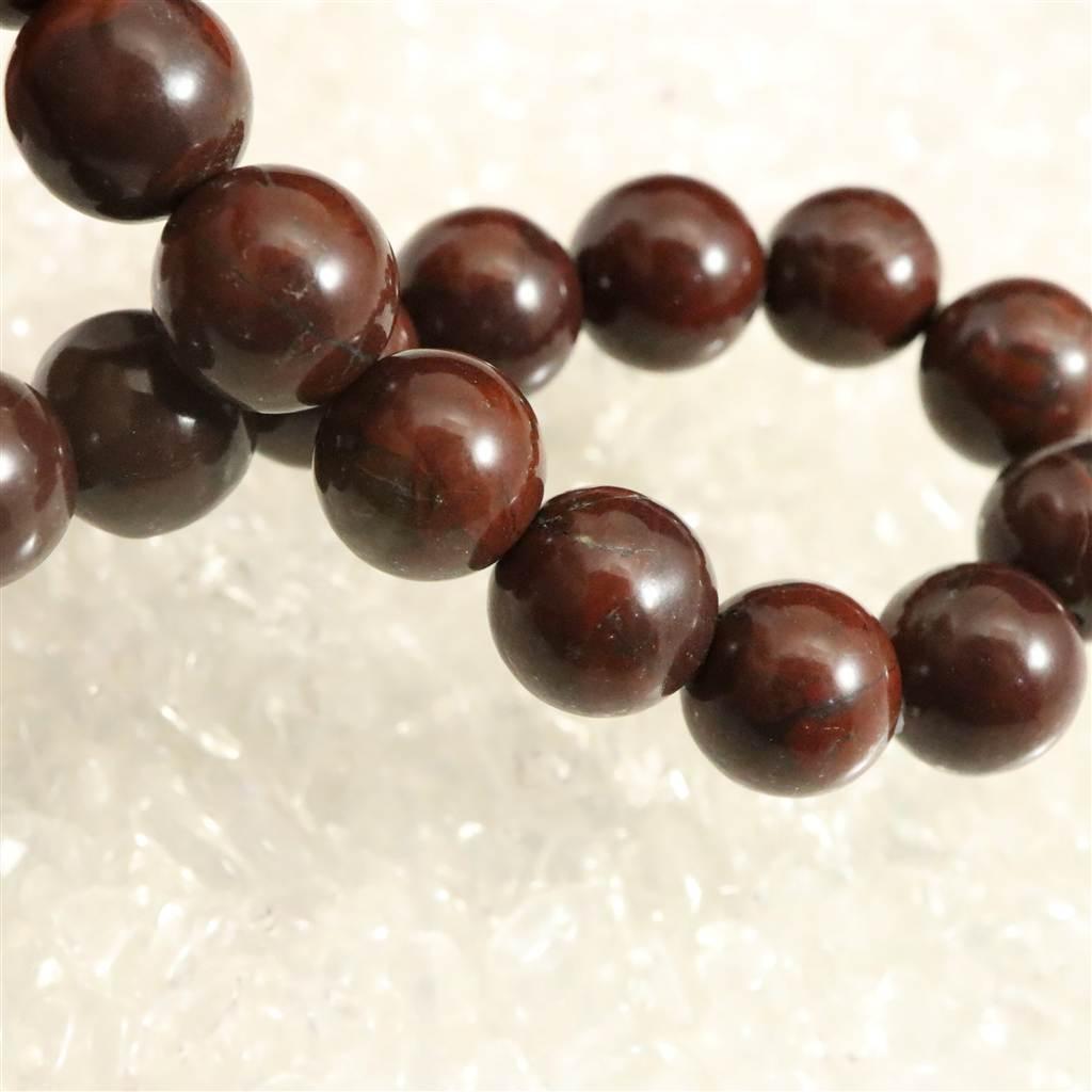 佐渡　赤玉石　10mmブレスレット　 30.7ｇ #93374 | 6枚目