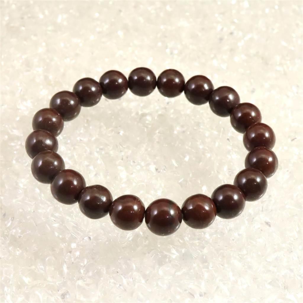 佐渡　赤玉石　10mmブレスレット　 30.1ｇ #39414 | 2枚目