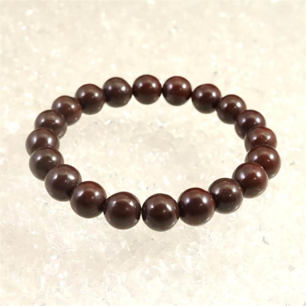 佐渡　赤玉石　10mmブレスレット　 30.1ｇ #39414 | 3枚目