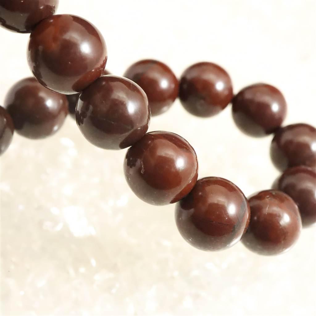 佐渡　赤玉石　10mmブレスレット　 30.1ｇ #39414 | 5枚目