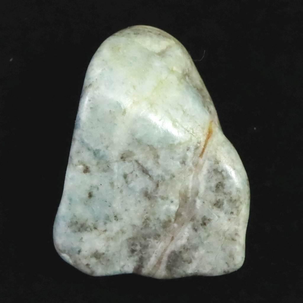 糸魚川翡翠  入コン沢産 27mmタンブル ディレクトリカード付 8.8g #188831枚目の画像