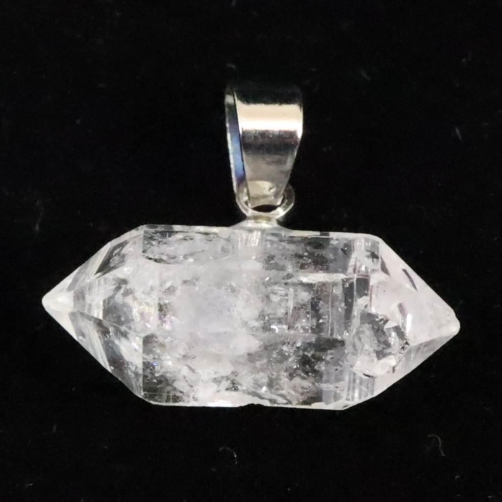 ハーキマーダイヤモンド 原石　ペンダント 1.2g #319021枚目の画像