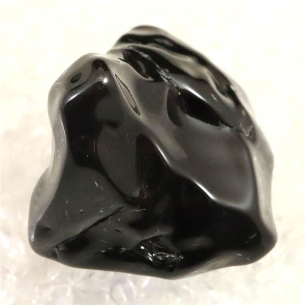 隠岐の島 黒曜石 41mm原石 磨き  ディレクトリカード付 30.1g #56039 | 3枚目