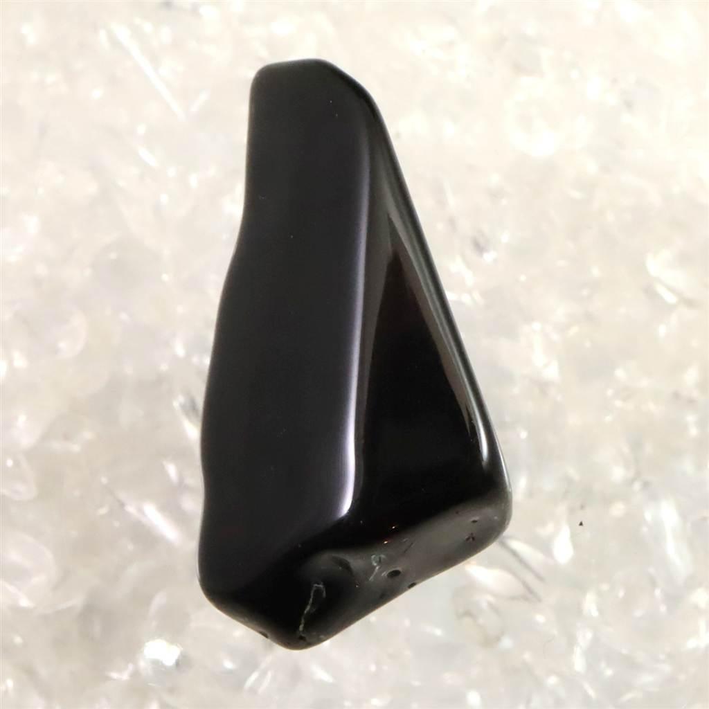 隠岐の島 黒曜石 31mm原石 磨き  ディレクトリカード付 5.0g #45343