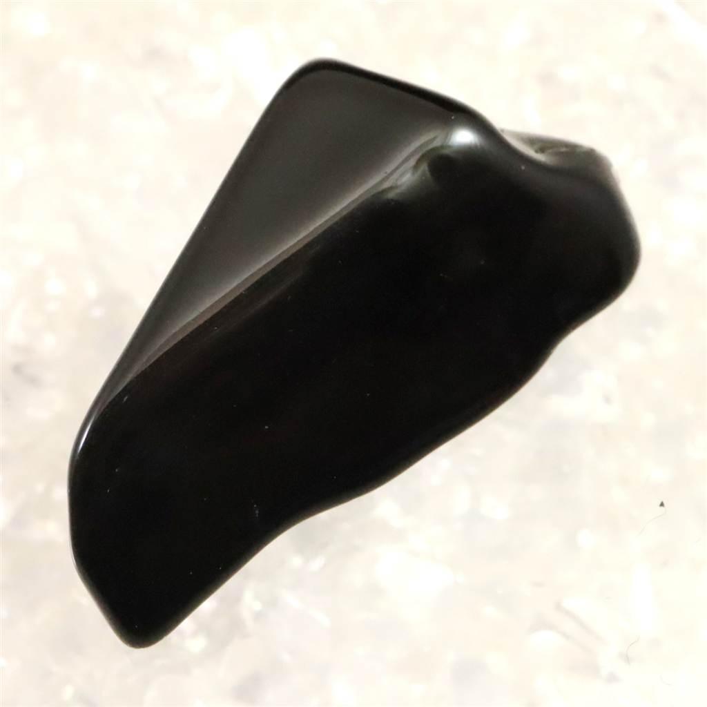 隠岐の島 黒曜石 31mm原石 磨き  ディレクトリカード付 5.0g #45343 | 3枚目