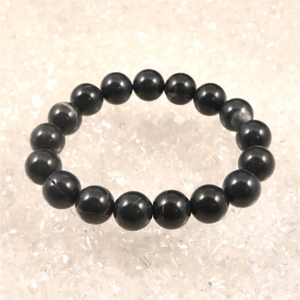 神居古潭石 （カムイ・コタン） ブルー 12mmブレスレット  43.1g #30848 | 3枚目