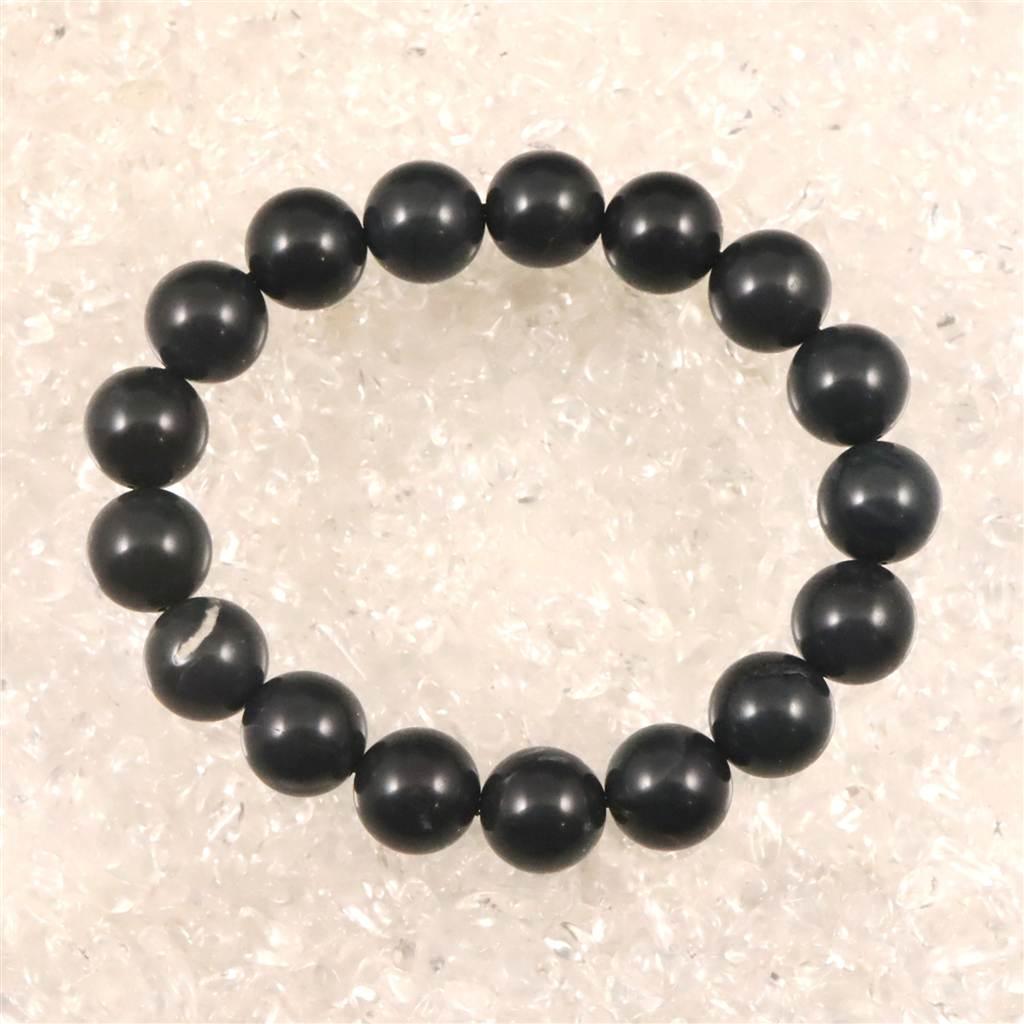 神居古潭石 （カムイ・コタン） ブルー 12mmブレスレット  43.5g #86259