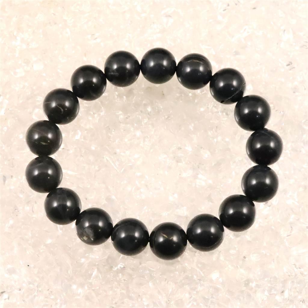 神居古潭石 （カムイ・コタン） ブルー 12mmブレスレット  43.6g #17414