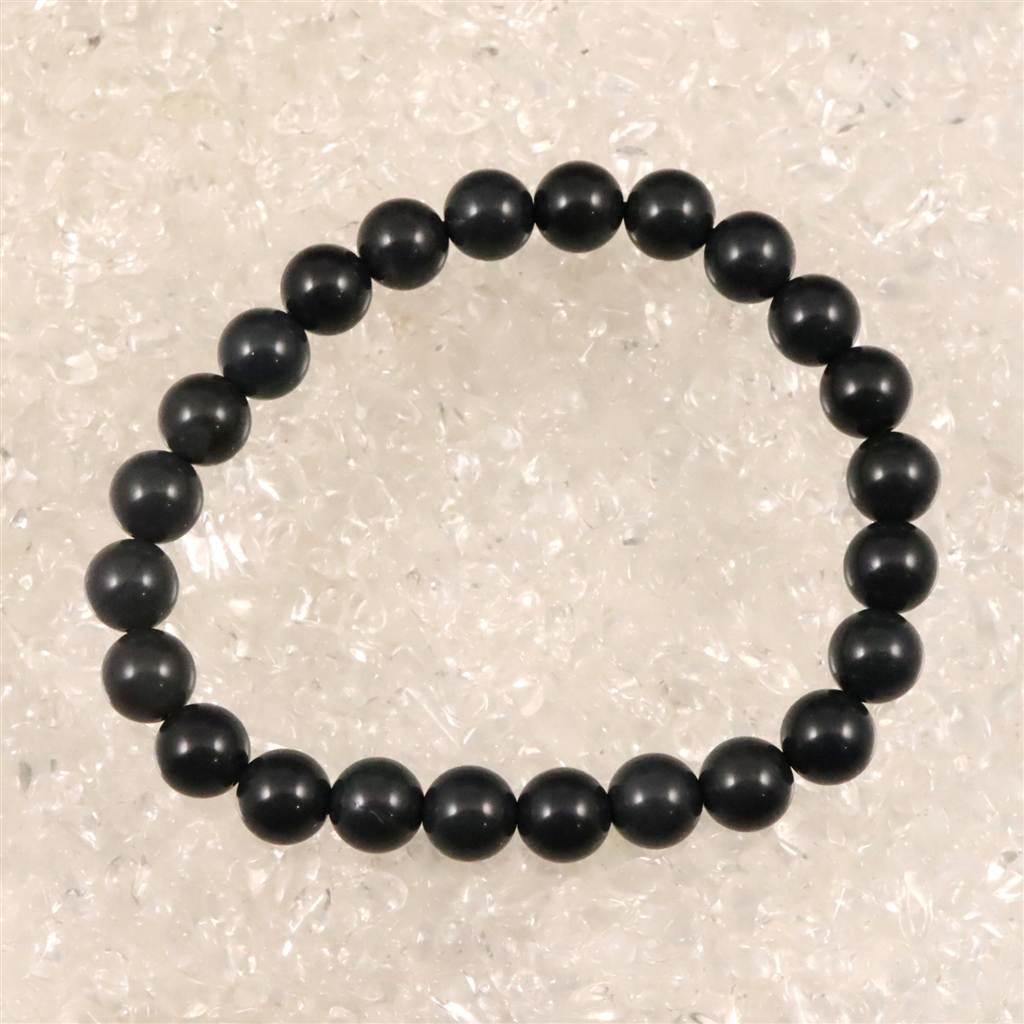 神居古潭石 （カムイ・コタン） ダークブルー 8mmブレスレット  19.4g #60702