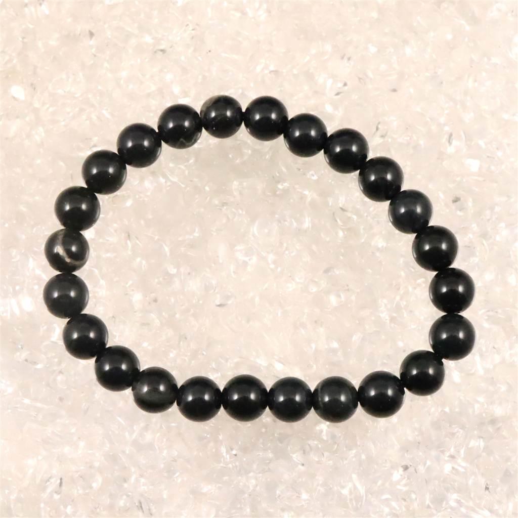 神居古潭石 （カムイ・コタン） ブルー 8mmブレスレット  17.9g #12645