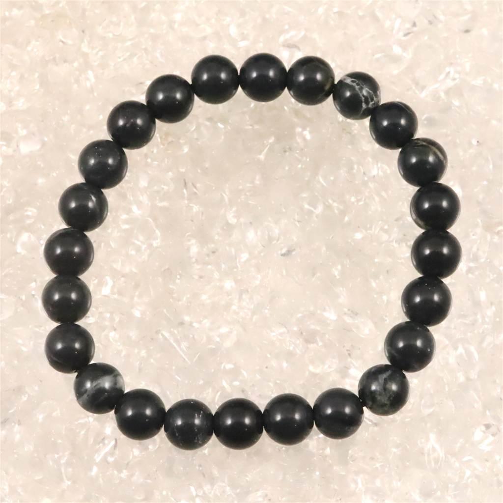 神居古潭石 （カムイ・コタン） ブルー 8mmブレスレット  18.8g #81873