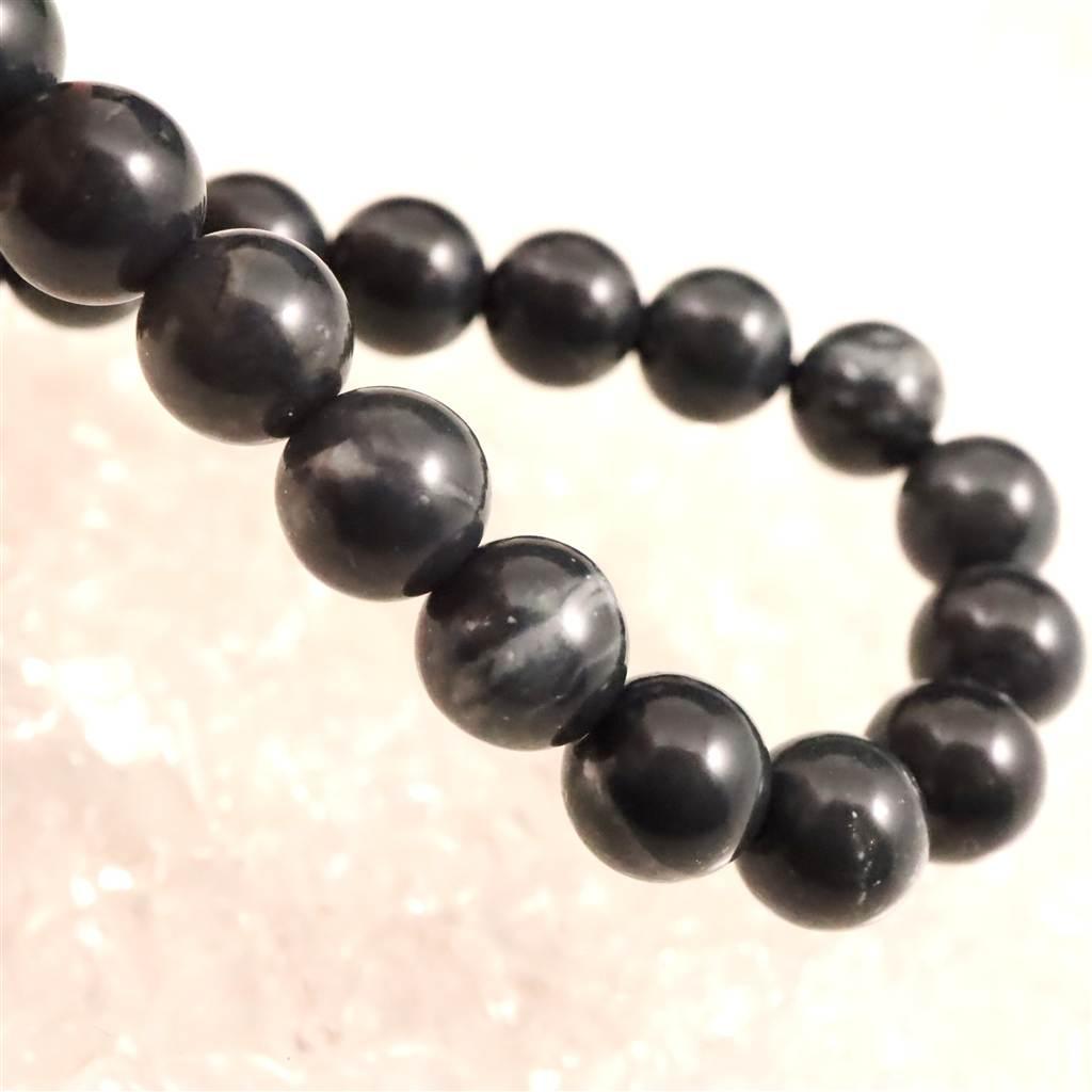 神居古潭石 （カムイ・コタン） ブルー 8mmブレスレット  18.8g #81873 | 4枚目