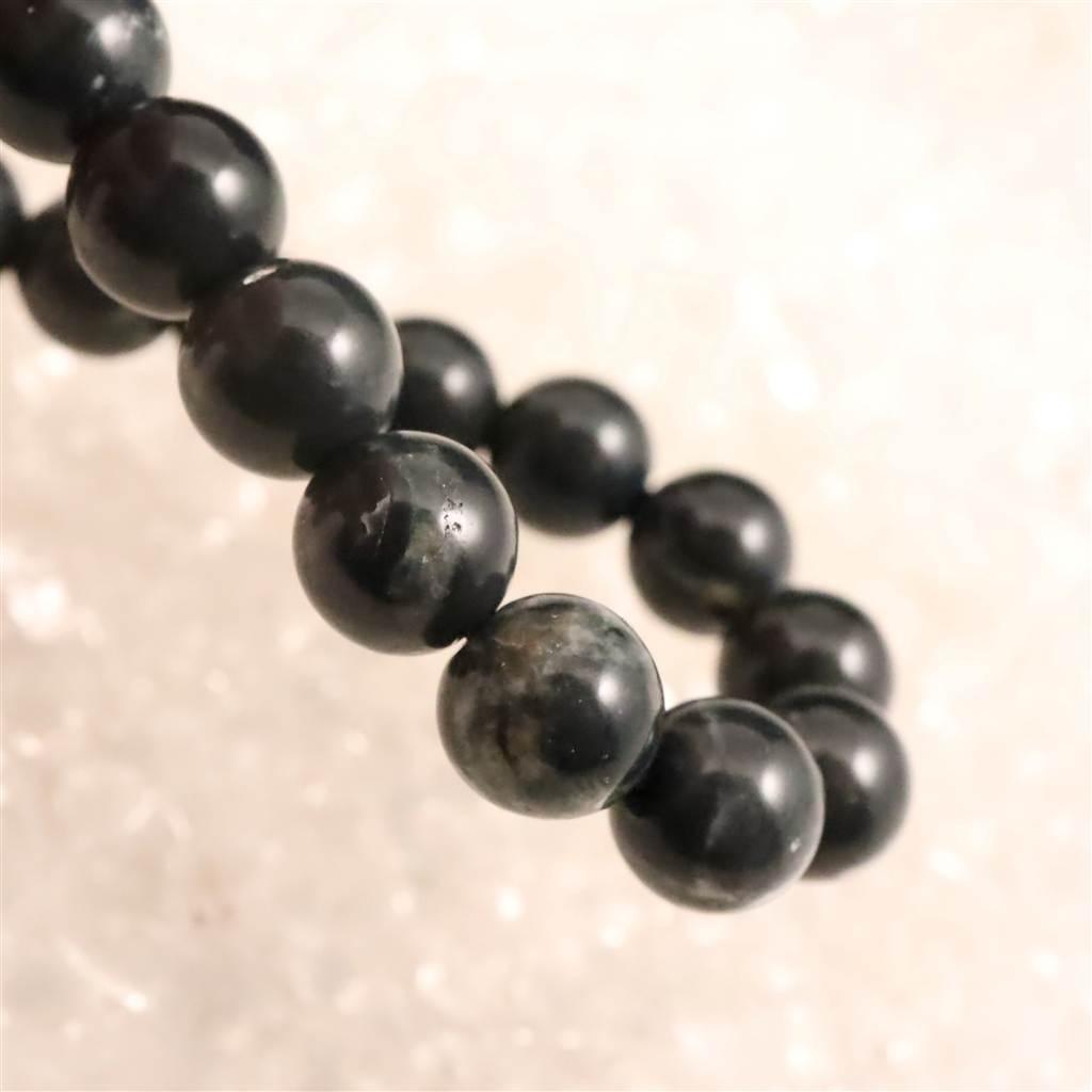 神居古潭石 （カムイ・コタン） ブルー 8mmブレスレット  18.8g #81873 | 5枚目