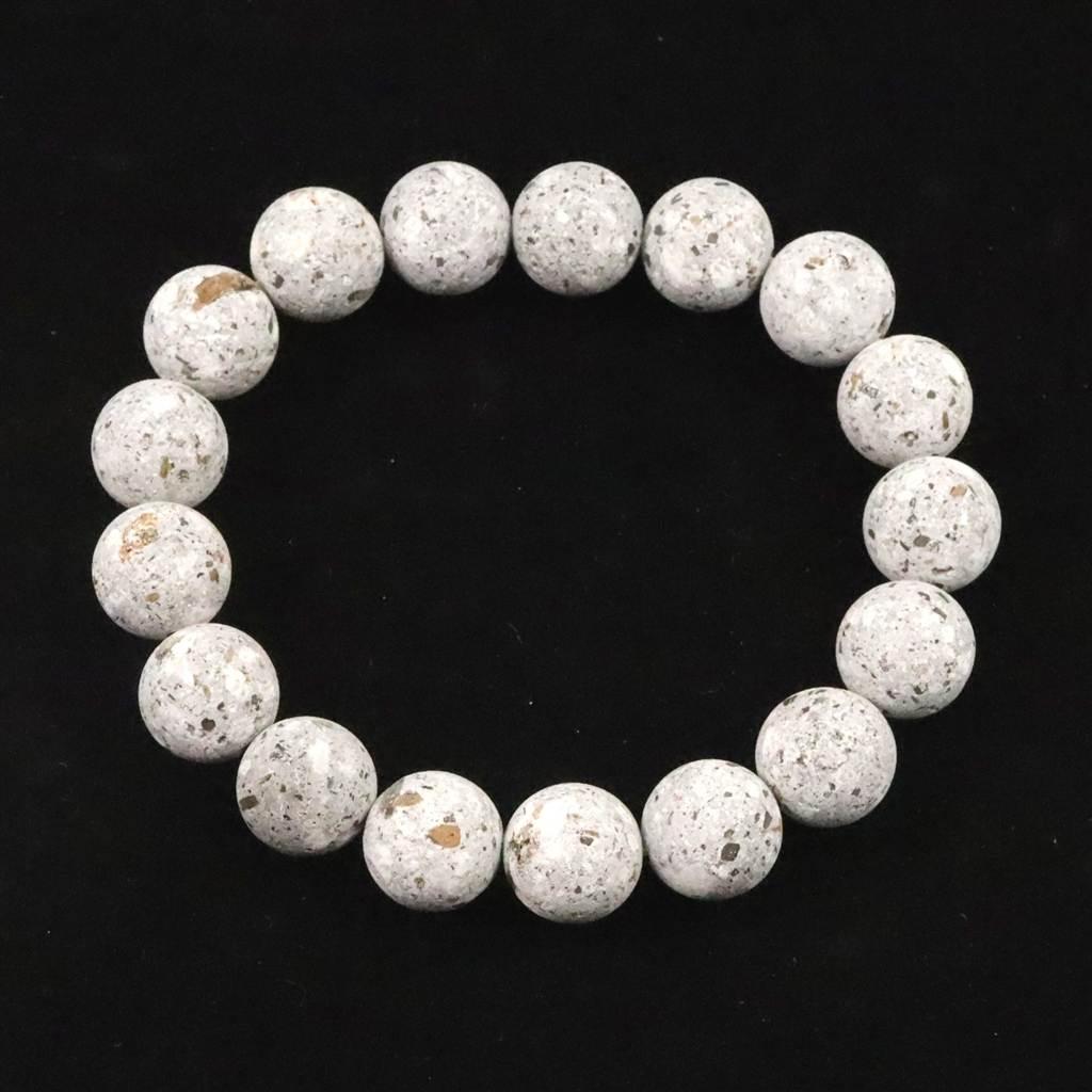 石川県産 医王石  12mmブレスレット  37.8g #61704