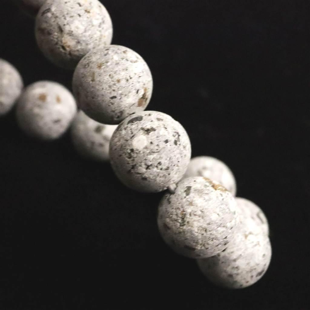 石川県産 医王石  12mmブレスレット  37.8g #61704 | 5枚目