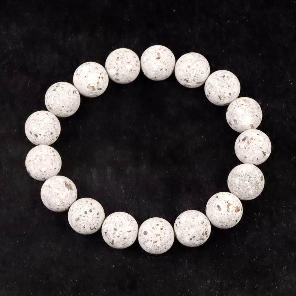 石川県産 医王石  12mmブレスレット  38.5g #32490