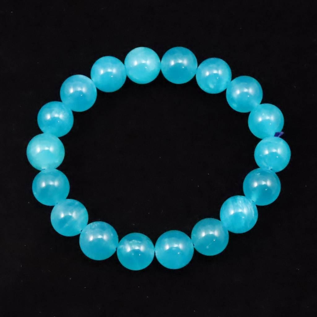 アマゾナイトシリカ AAA 11mmブレスレット 31.6g #52266