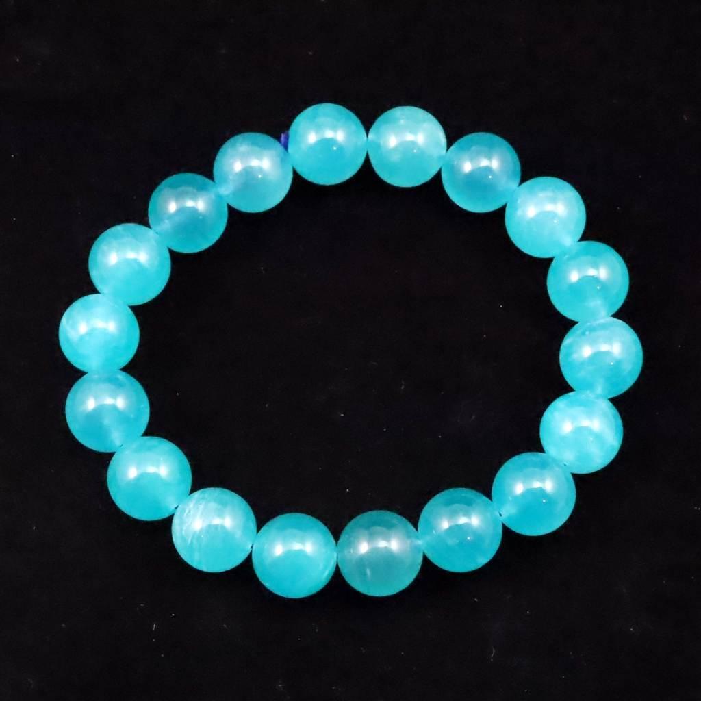 アマゾナイトシリカ AAA 11mmブレスレット 33.2g #39220