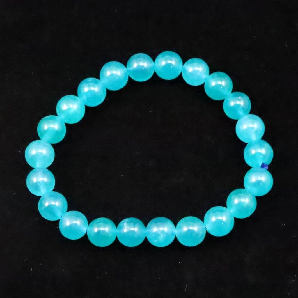 アマゾナイトシリカ AAA 8.5mmブレスレット 18.5g #47536