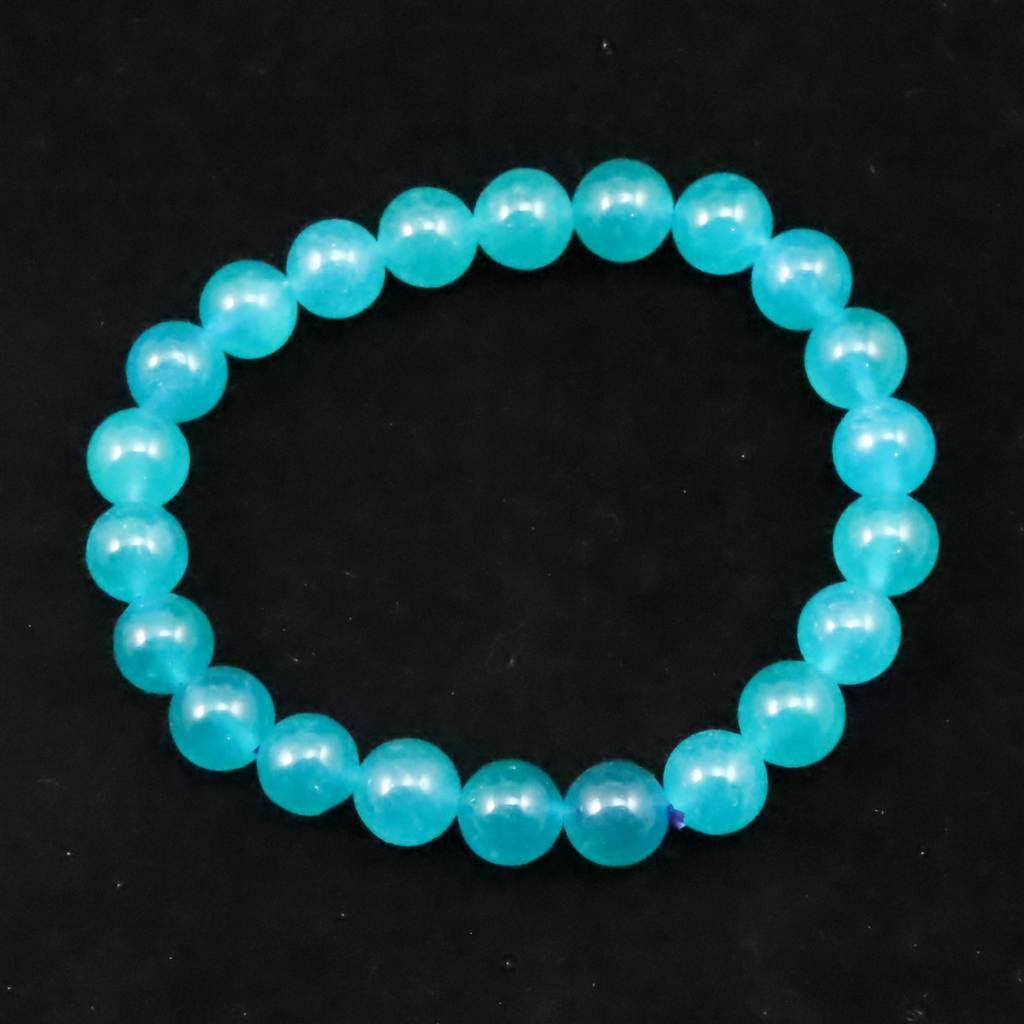 アマゾナイトシリカ AAA 8.5mmブレスレット 17.8g #38183