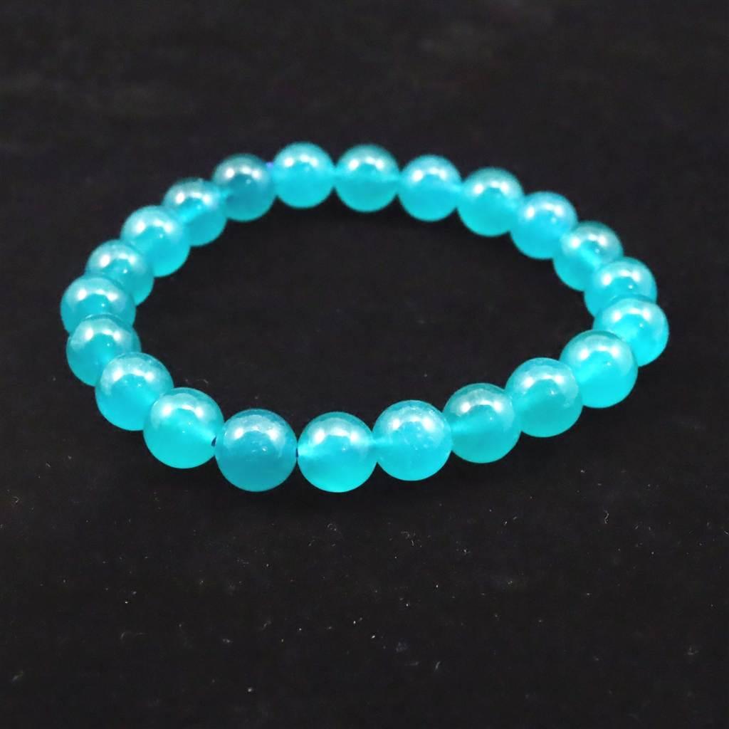 アマゾナイトシリカ AAA 8.5mmブレスレット 17.8g #38183 | 5枚目