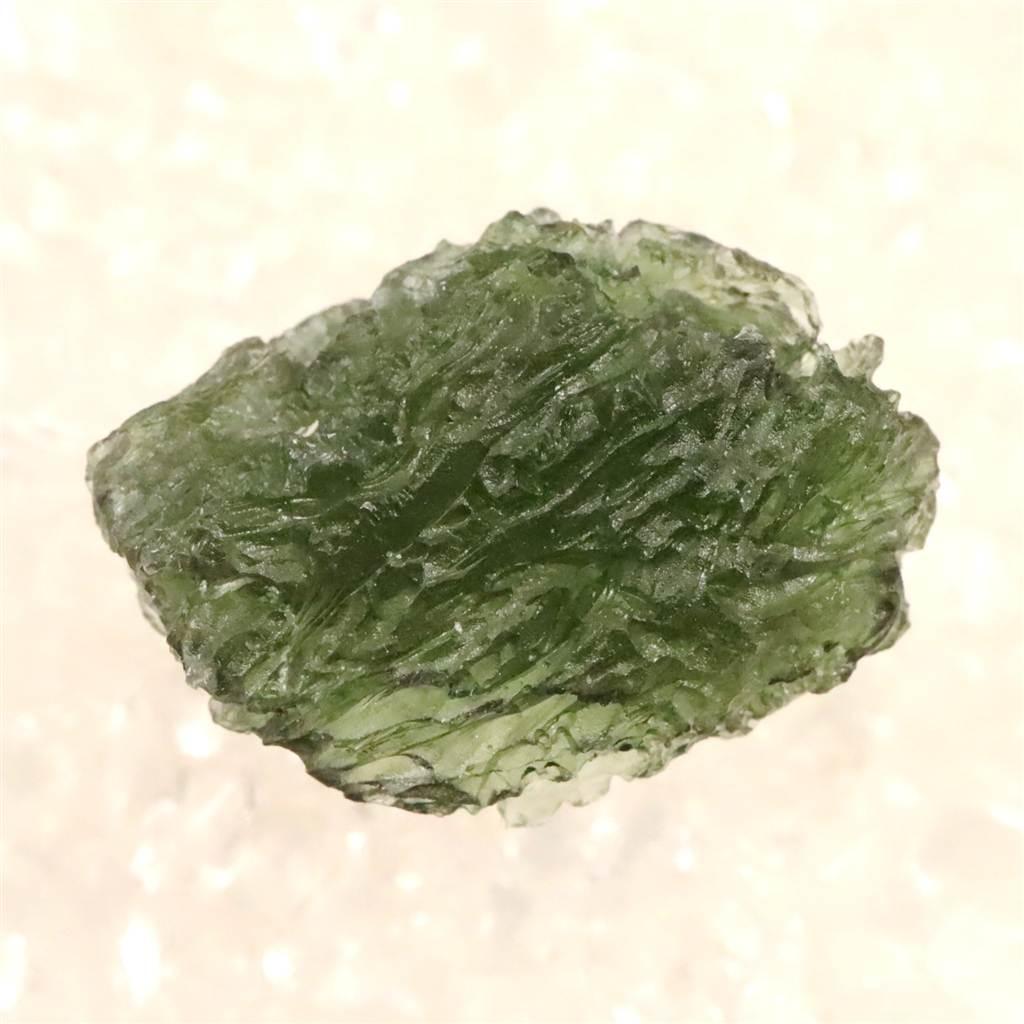 モルダバイト AAA 25mm原石 ディレクトリカード付 5.15ｇ  #247061枚目の画像