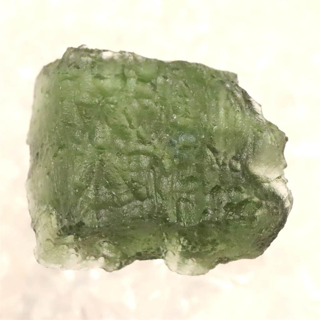 モルダバイト AAA 20mm原石 ディレクトリカード付 3.82ｇ  #705021枚目の画像