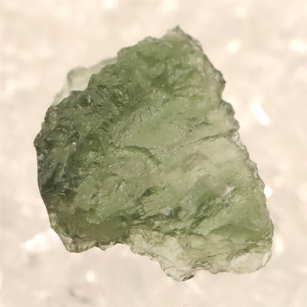 モルダバイト AAA 17mm原石 ディレクトリカード付 1.65ｇ  #41041 | 2枚目