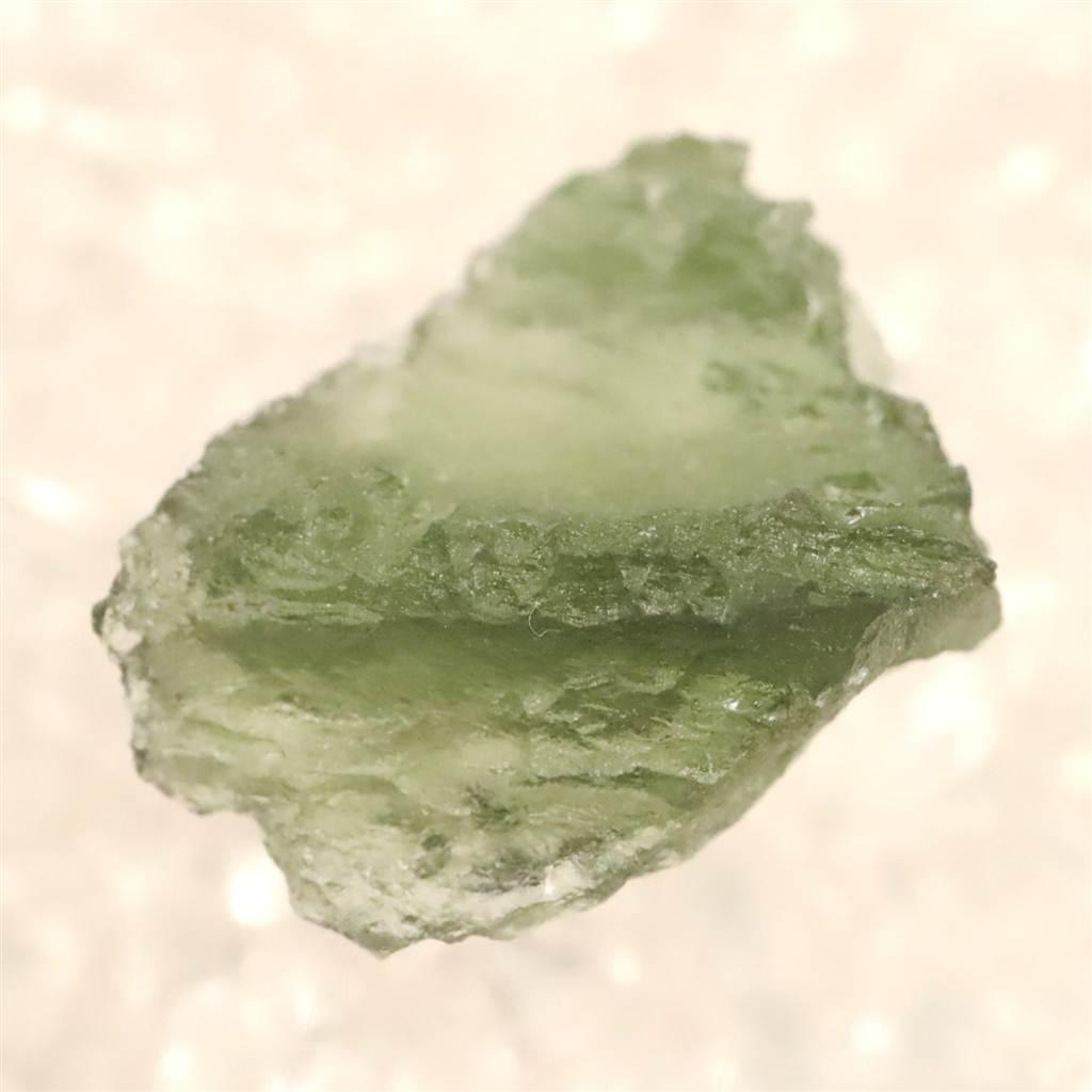 モルダバイト AAA 17mm原石 ディレクトリカード付 1.65ｇ  #41041 | 3枚目