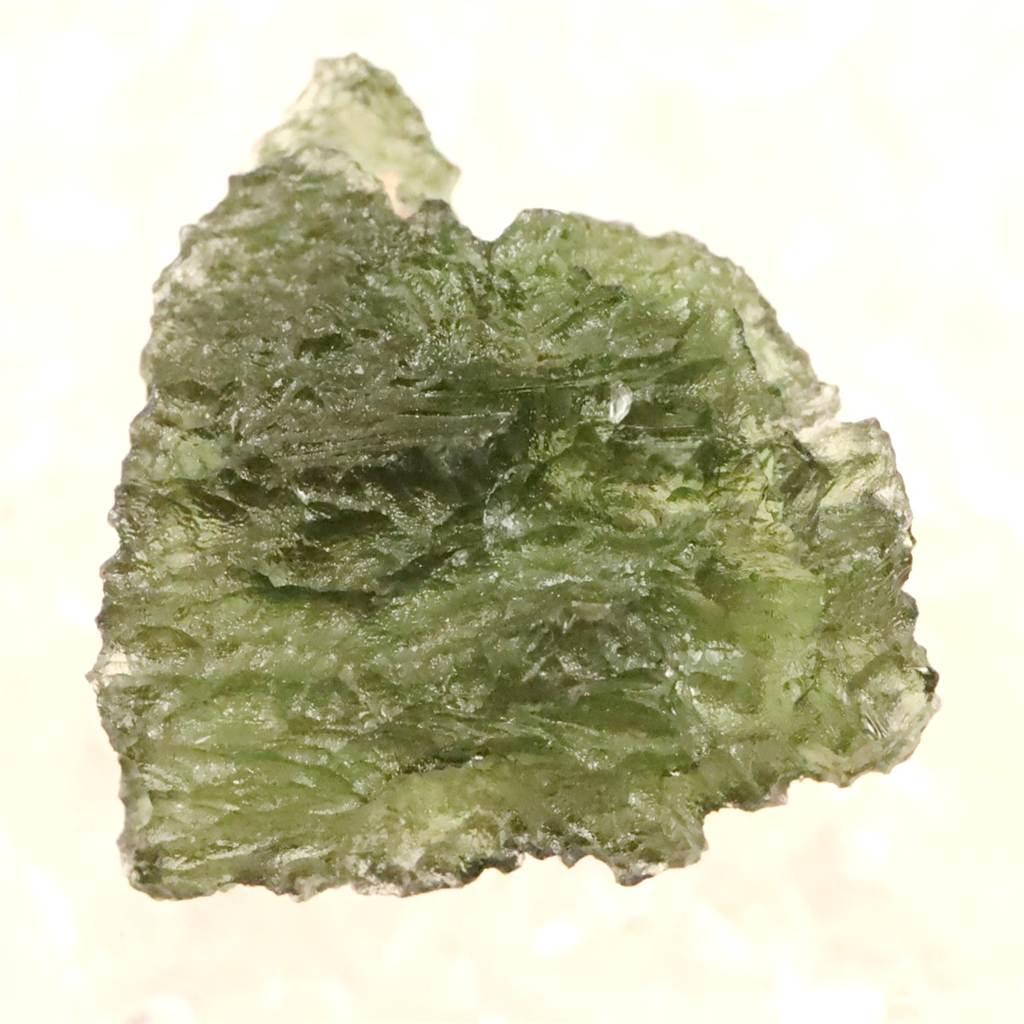 モルダバイト AAA 21mm原石 ディレクトリカード付 3.96ｇ  #322601枚目の画像