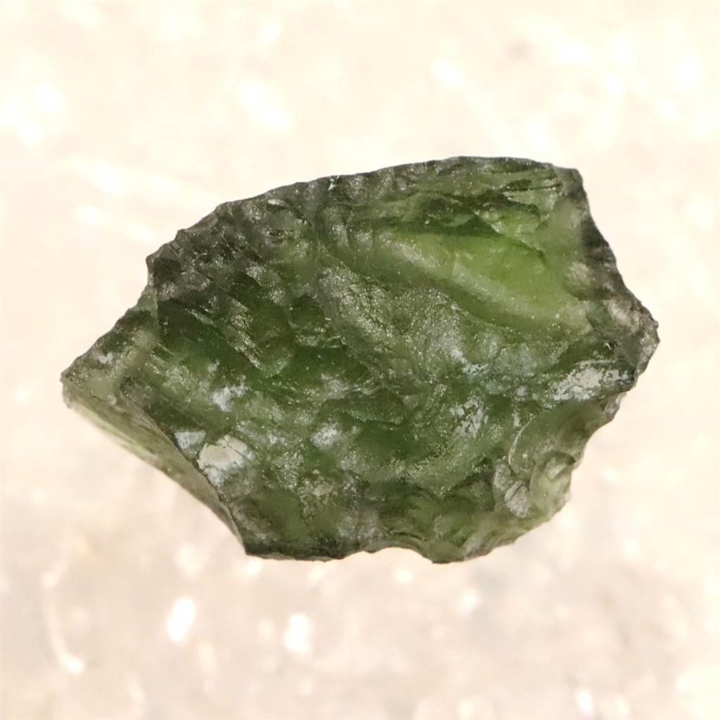 モルダバイト AAA 19mm原石 ディレクトリカード付 3.16ｇ  #747021枚目の画像