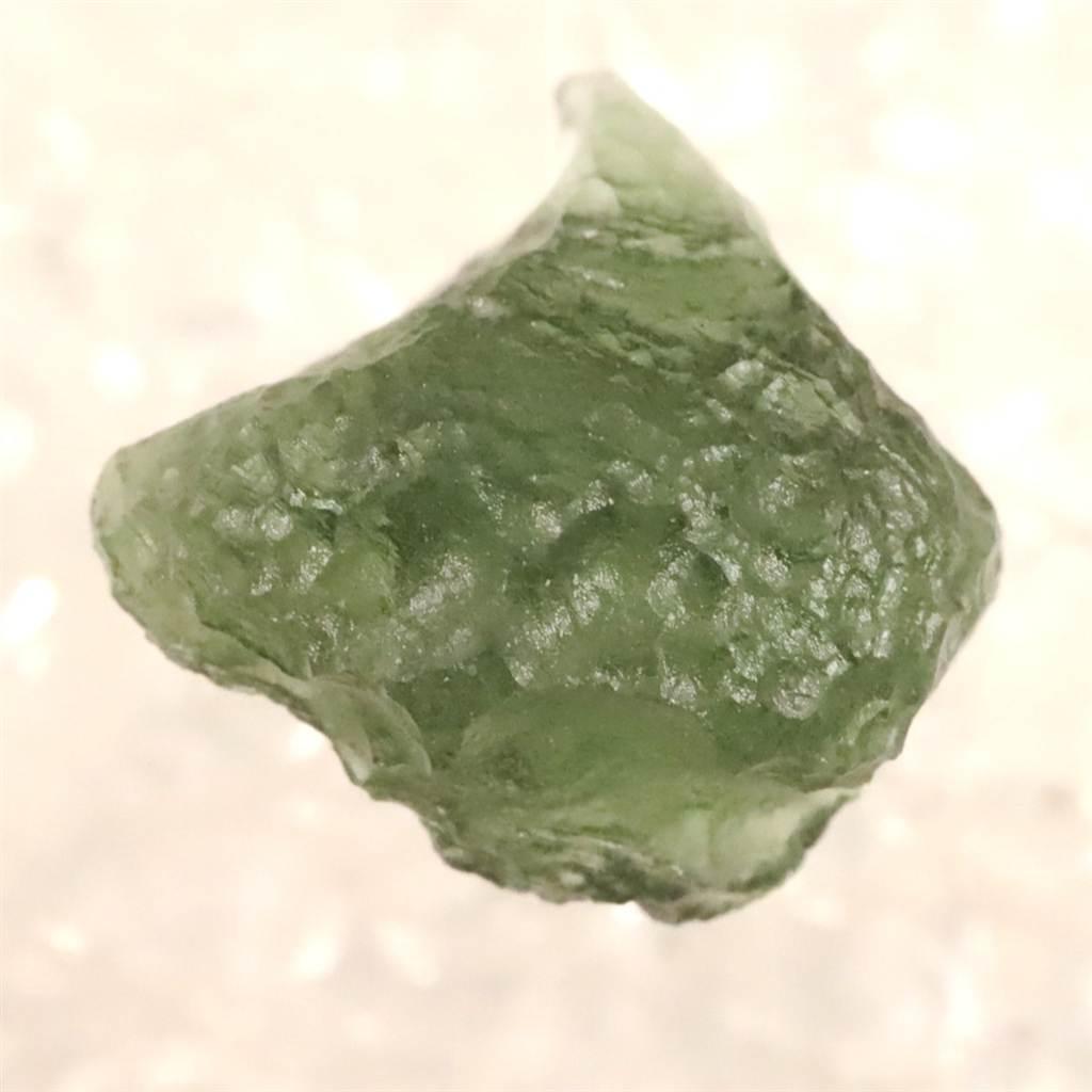 モルダバイト AAA 14mm原石 ディレクトリカード付 1.91ｇ  #497171枚目の画像