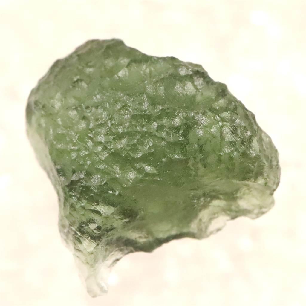 モルダバイト AAA 14mm原石 ディレクトリカード付 1.91ｇ  #49717 | 2枚目