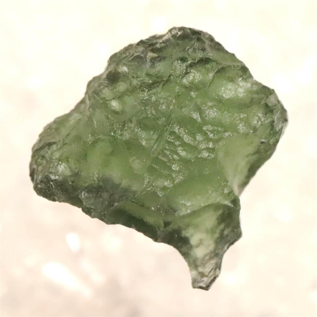 モルダバイト AAA 14mm原石 ディレクトリカード付 1.91ｇ  #49717 | 4枚目