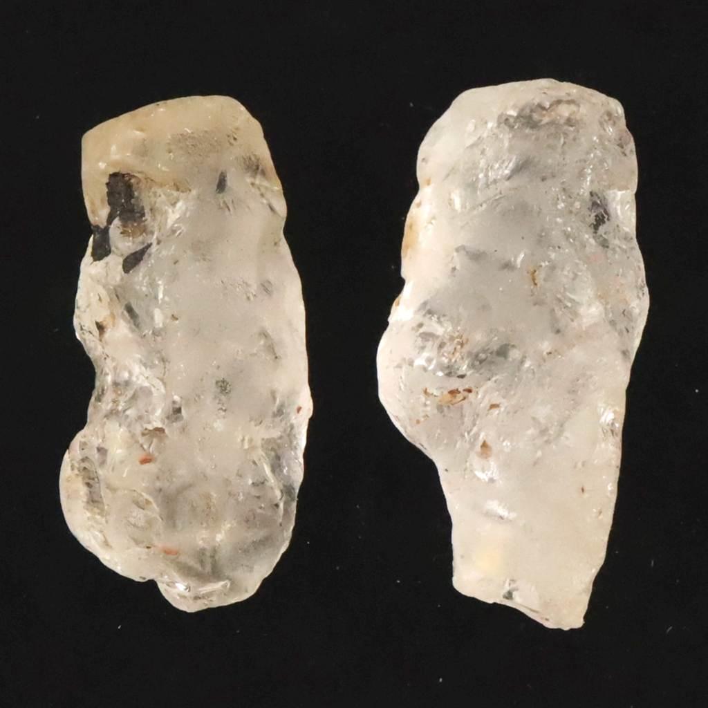 ヒマラヤ産 非加熱クリアトパーズ原石 ２個セット 38.5g #19521 | 2枚目