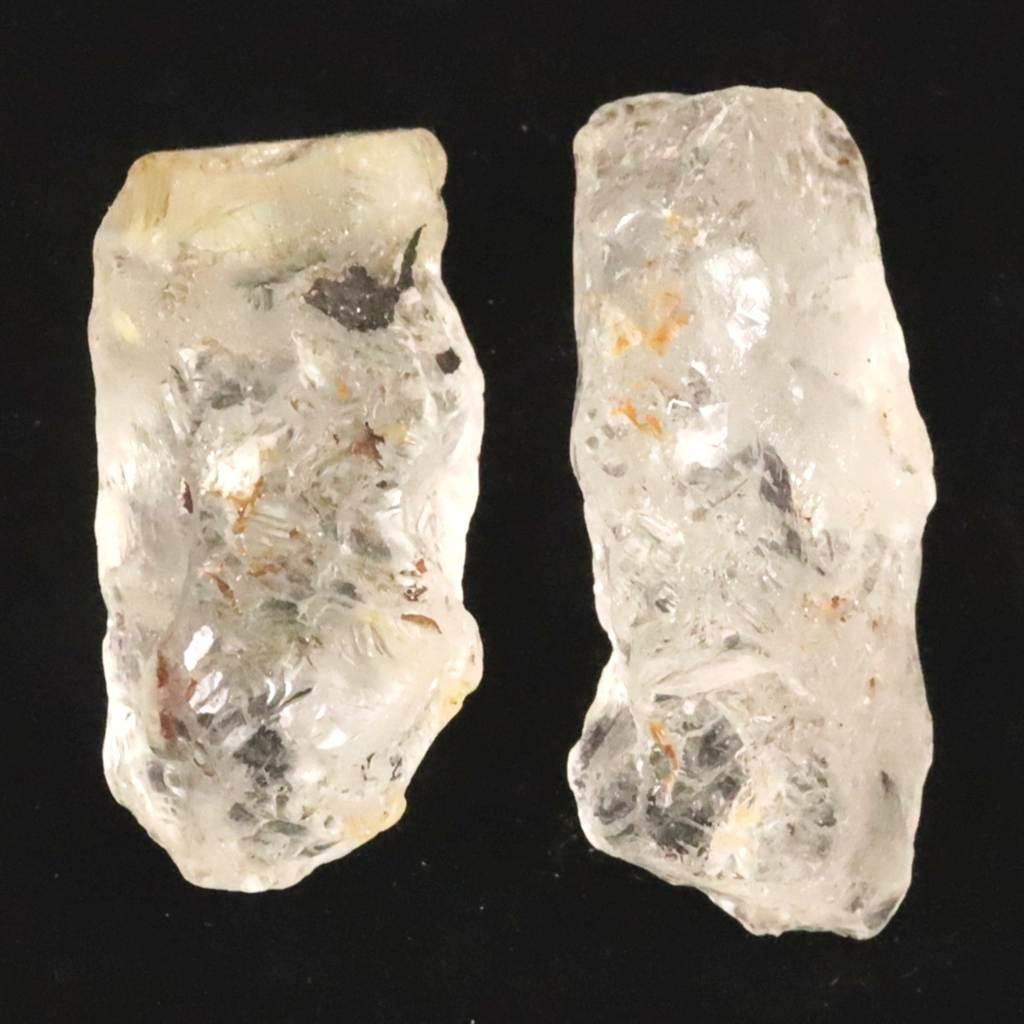 ヒマラヤ産 非加熱クリアトパーズ原石 ２個セット 38.5g #19521 | 3枚目