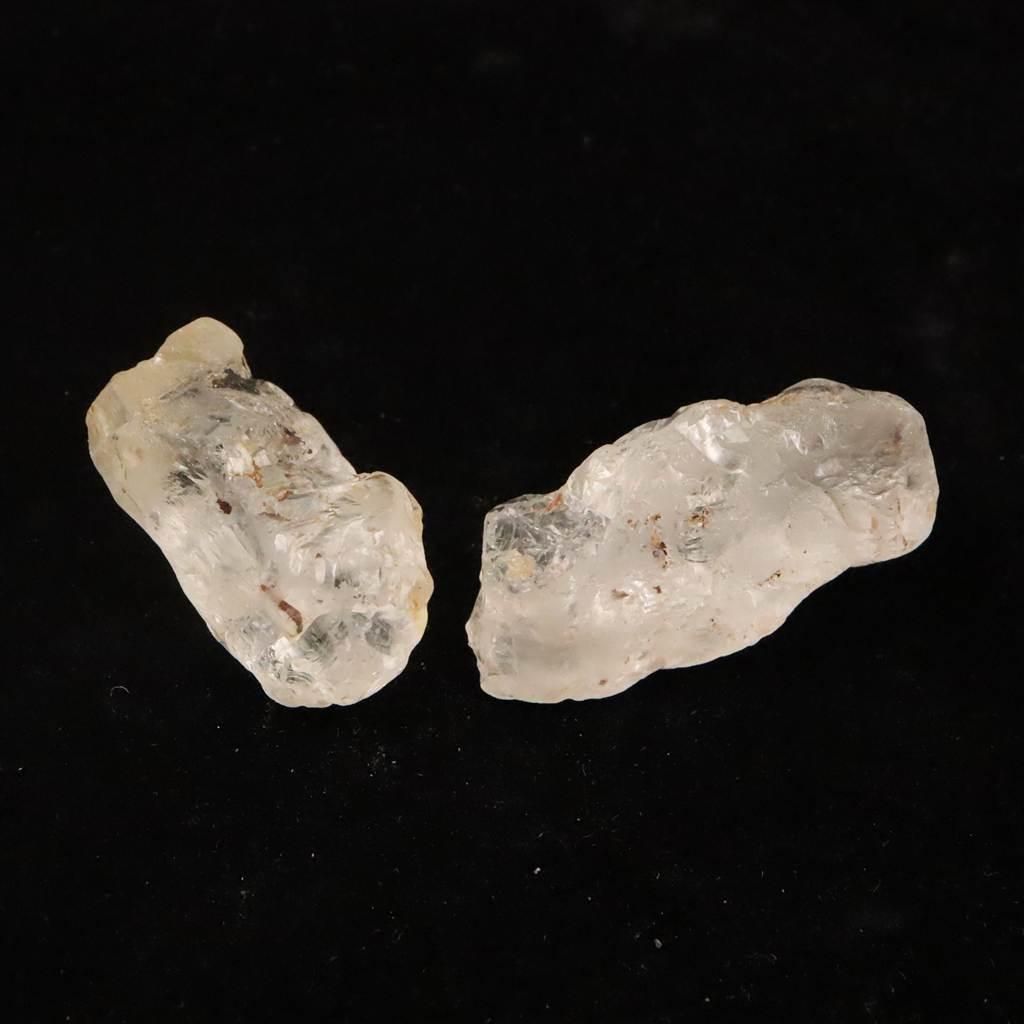 ヒマラヤ産 非加熱クリアトパーズ原石 ２個セット 38.5g #19521 | 4枚目