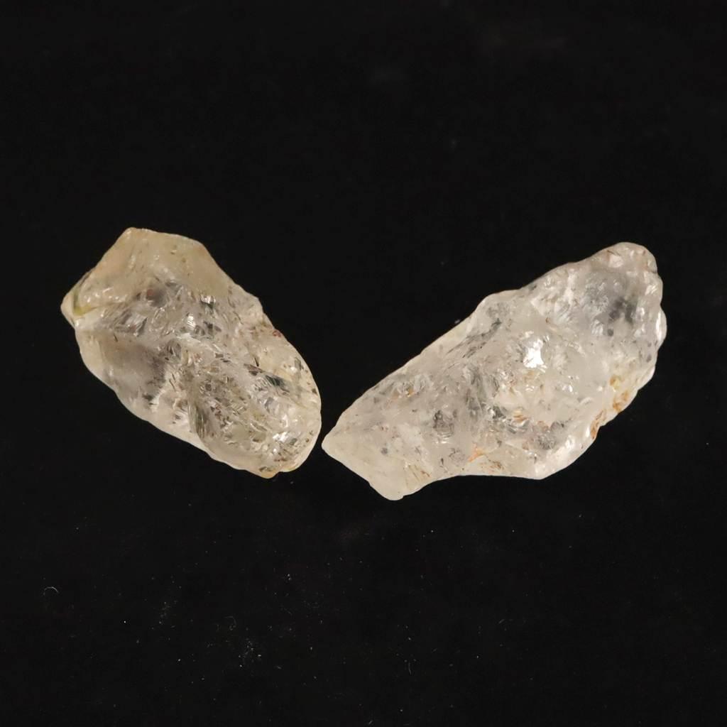 ヒマラヤ産 非加熱クリアトパーズ原石 ２個セット 38.5g #19521 | 5枚目