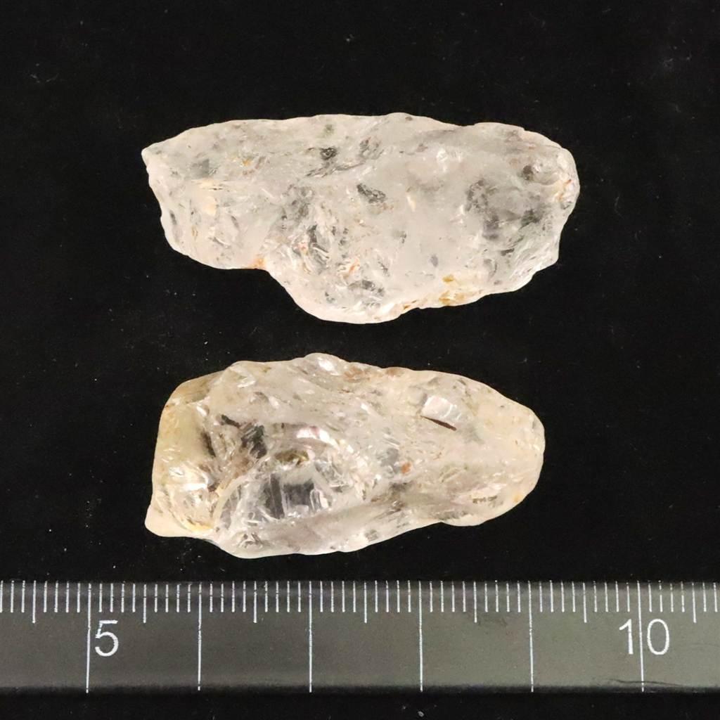 ヒマラヤ産 非加熱クリアトパーズ原石 ２個セット 38.5g #19521 | 6枚目