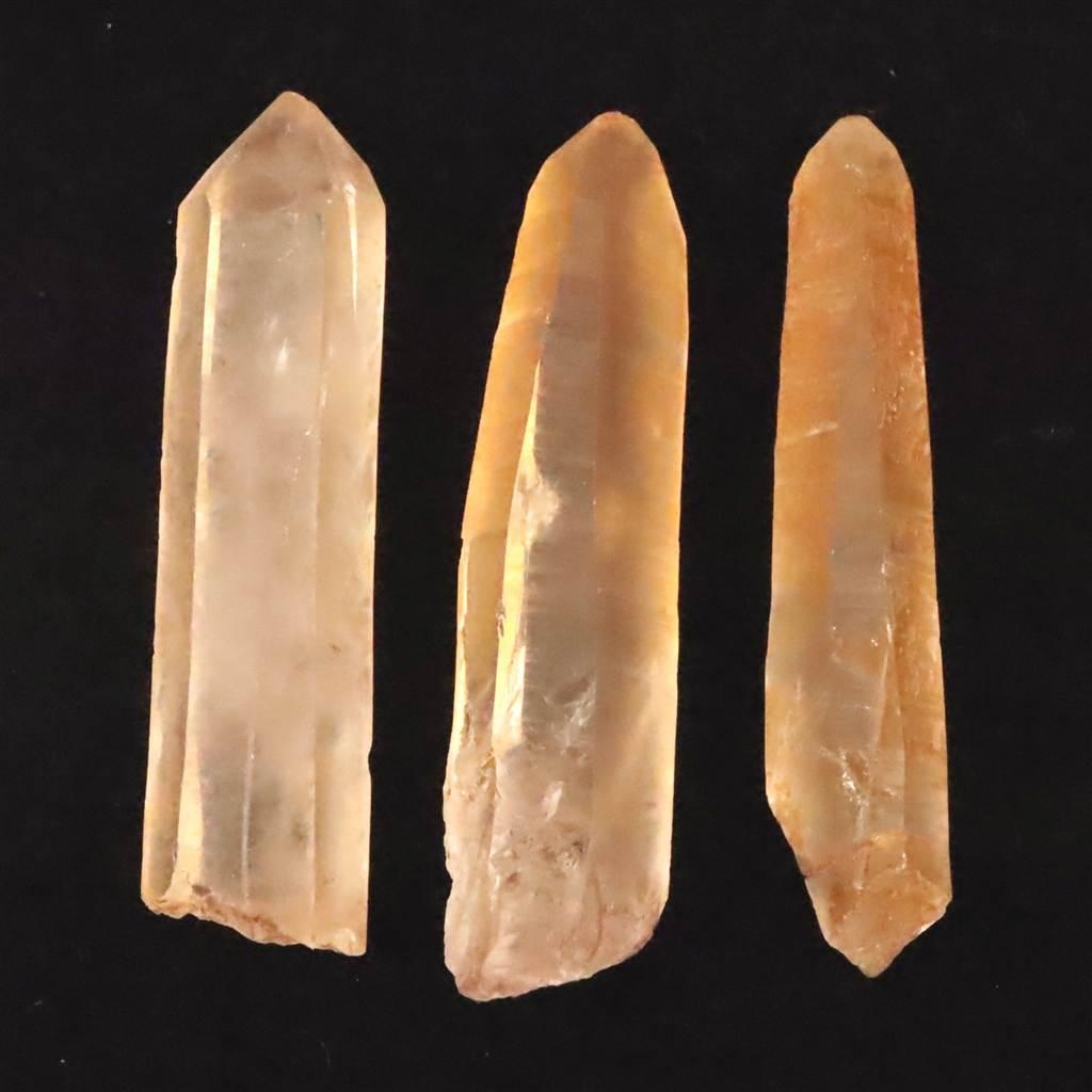 タンジェリン レムリアンシード 原石 3個セット 46.6g #781051枚目の画像