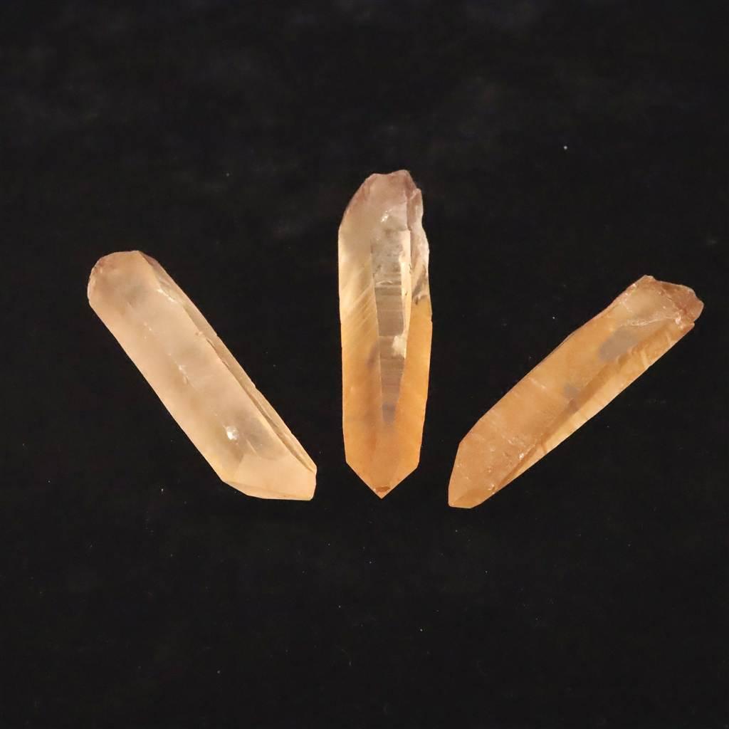 タンジェリン レムリアンシード 原石 3個セット 46.6g #78105 | 6枚目