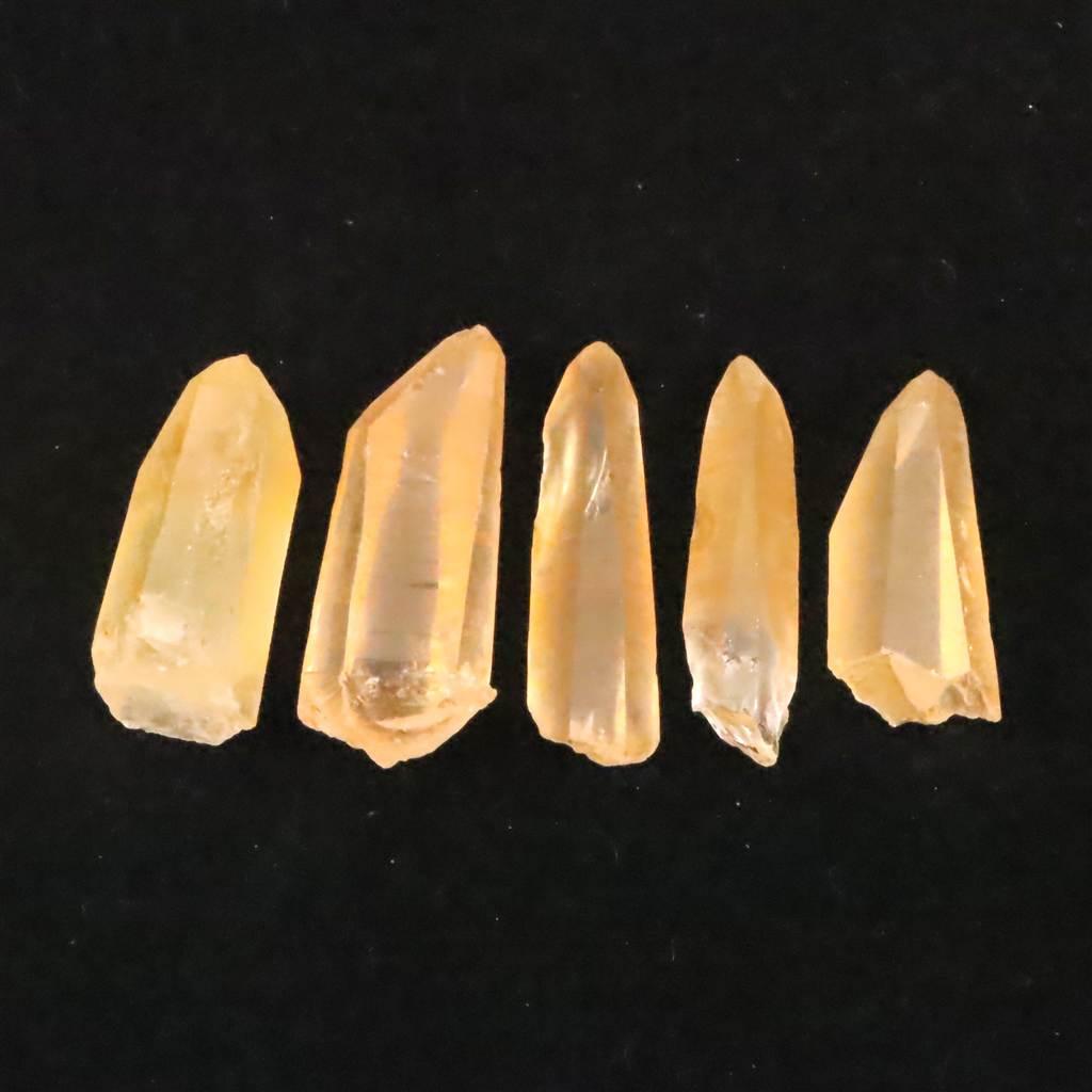 タンジェリン レムリアンシード 原石 5個セット 28.4g #92404 | 3枚目