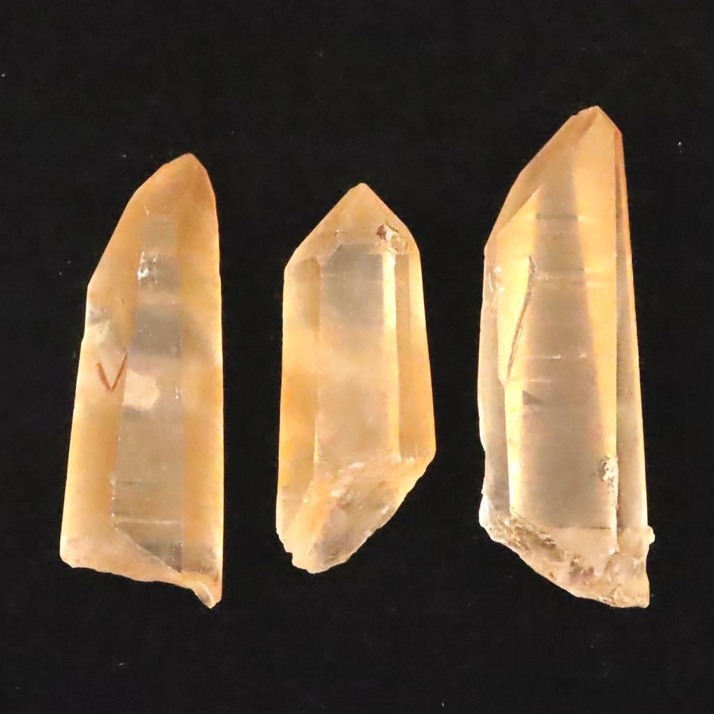 タンジェリン レムリアンシード 原石 3個セット 31.4g #74966 | 2枚目