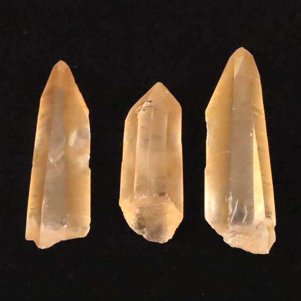 タンジェリン レムリアンシード 原石 3個セット 31.4g #74966 | 3枚目