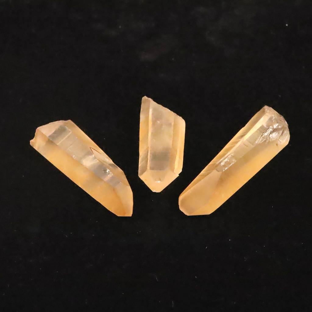 タンジェリン レムリアンシード 原石 3個セット 31.4g #74966 | 5枚目