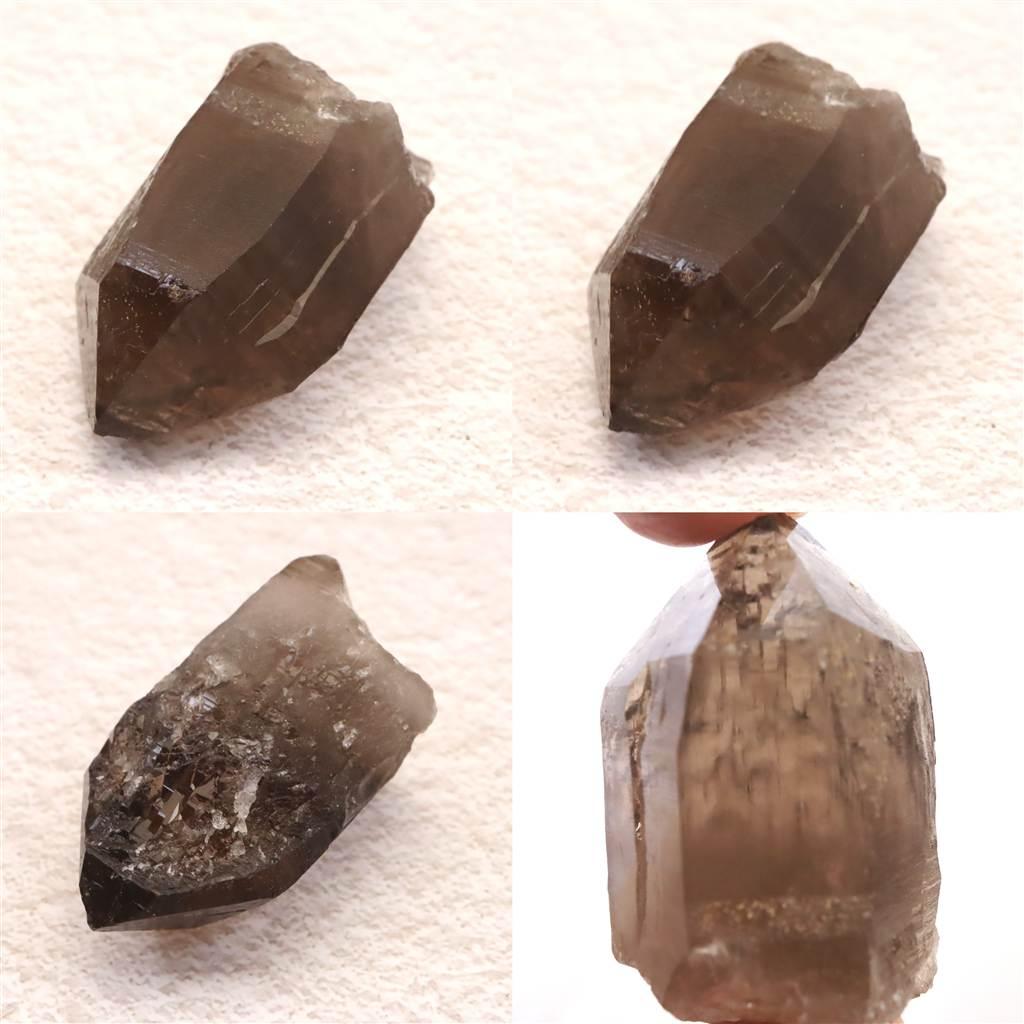ガウリシャンカール産 ヒマラヤ水晶  スモーキー　43mm原石　32.5ｇ #43952 | 6枚目