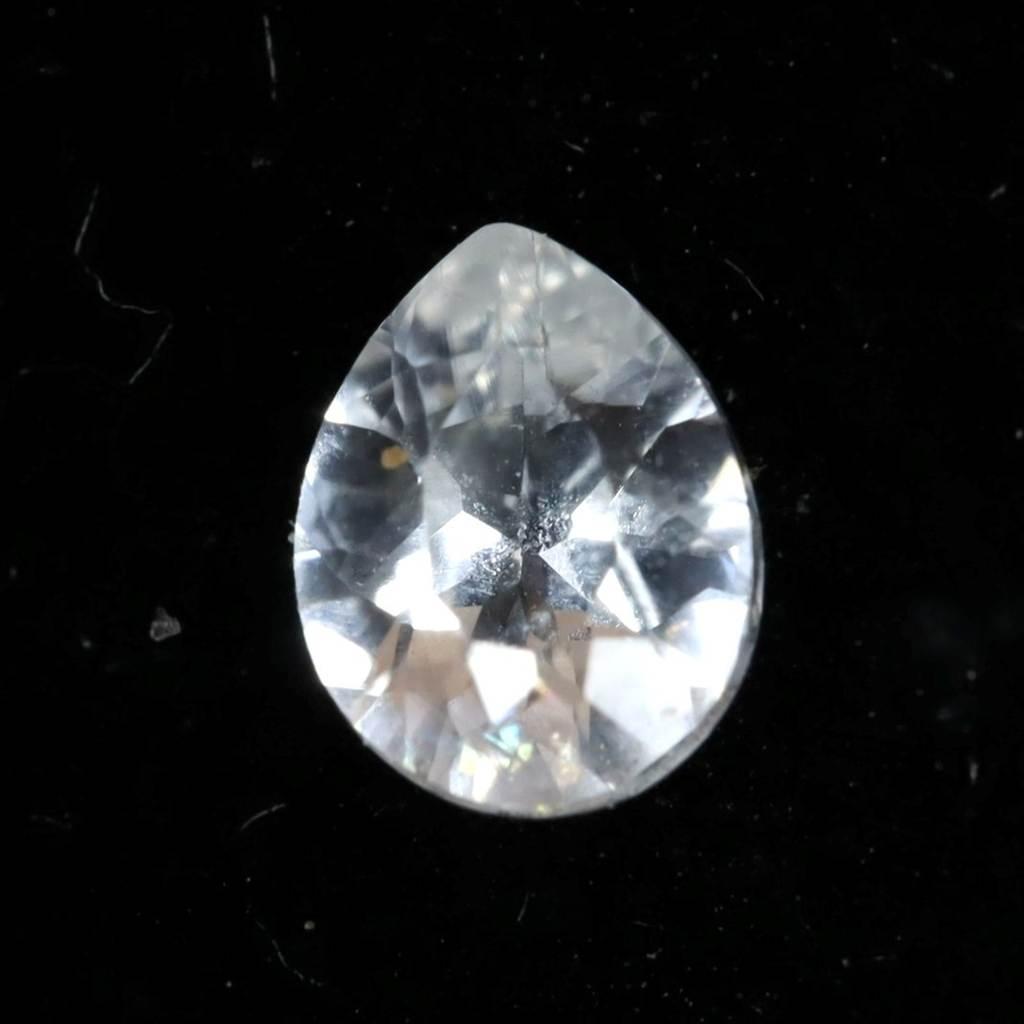 マダガスカル産 フェナカイト 4.2mmペアシェイプカット  ルース 0.17ct #66265 | 2枚目