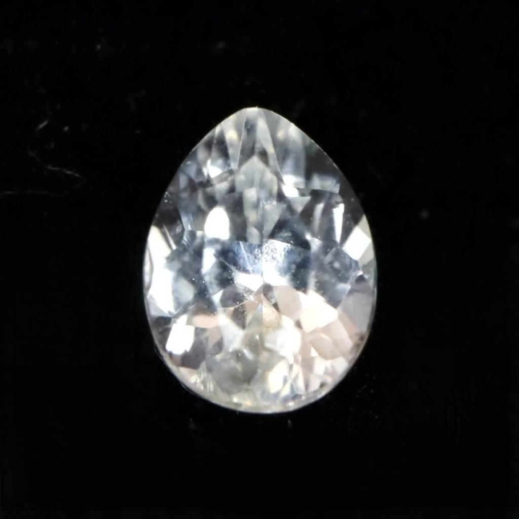 マダガスカル産 フェナカイト 4.2mmペアシェイプカット  ルース 0.19ct #27421