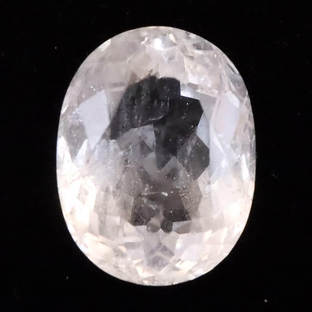 ロシア産 フェナカイト 13.4mm オーバルカット ルース 鑑別書付 6.8ct #569531枚目の画像