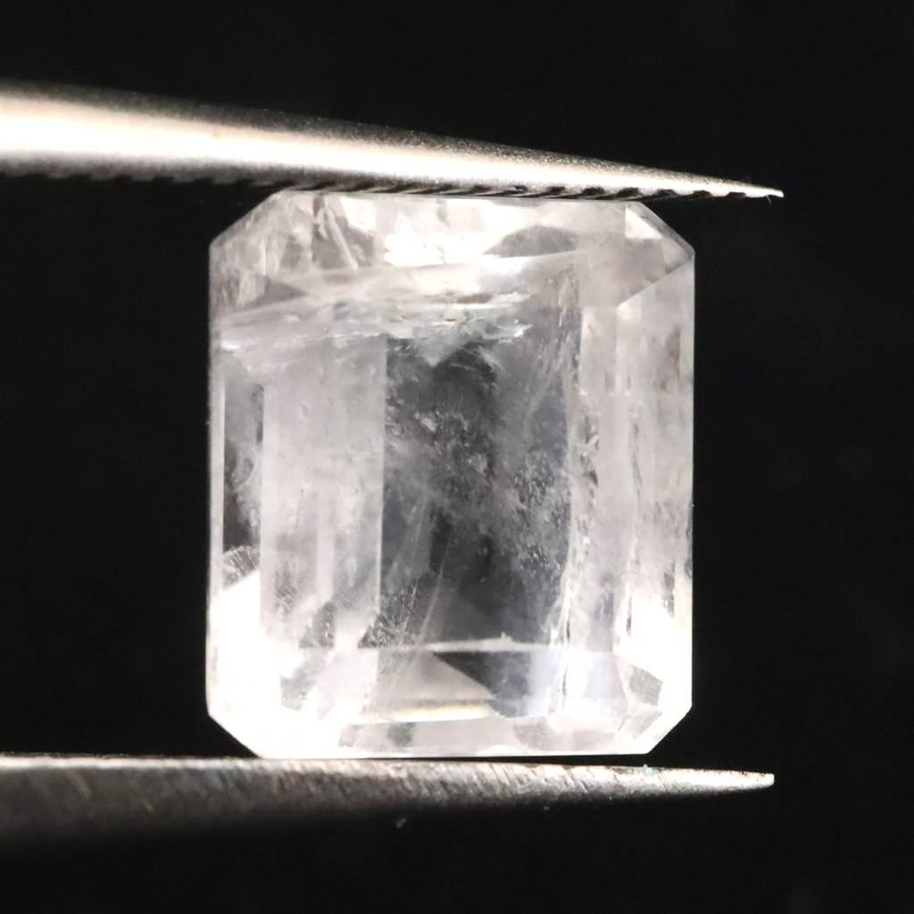 ロシア産 フェナカイト 9.8mm レクタングルカット  ルース 鑑別書付 5.1ct #68944 | 4枚目